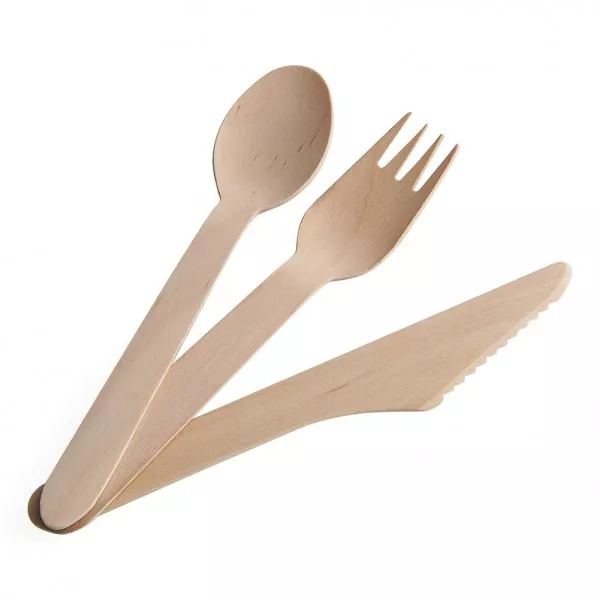 Biodegradable Wooden Cutlery - Coffee Supplies